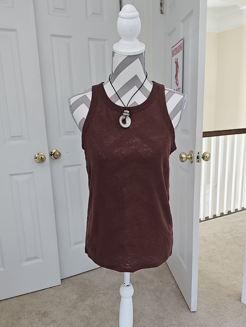 Banana Republic Chocolate Brown Sleeveless Tank